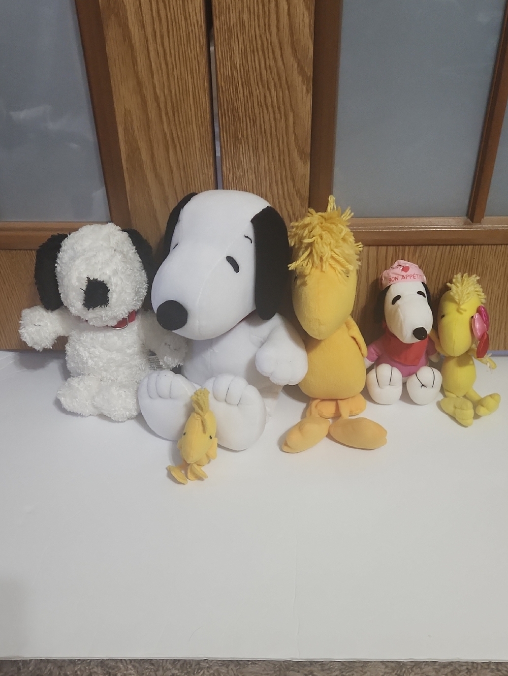 Peanuts Snoopy & Woodstock Plush Lot Of 6